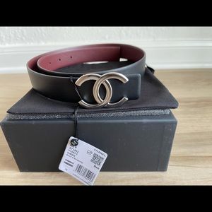 CHANEL Leather Woman Belt